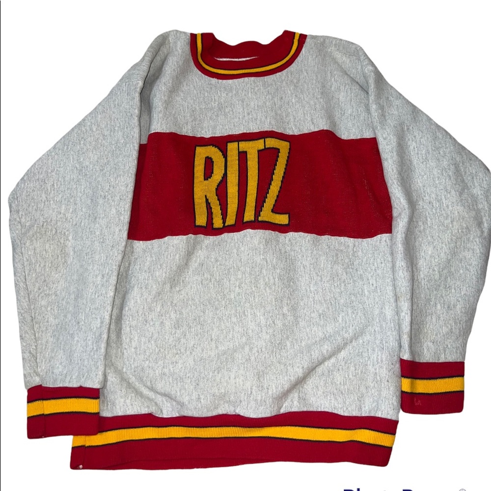 Authentic Unisex Custom Design Ritz Cracker Sweater Size Large
